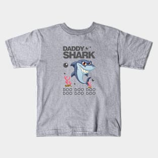 Daddy Shark Doo Doo Kids T-Shirt